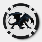 Ninja-Drache Pokerchips (Rückseite)