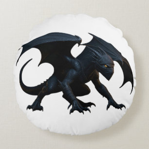 Ninja-Drache Rundes Kissen