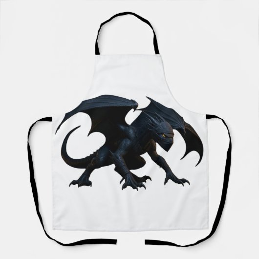 Ninja-Drache Schürze (Vorderseite)