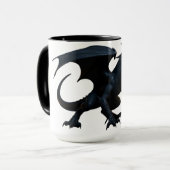 Ninja-Drache Tasse (Vorderseite Links)