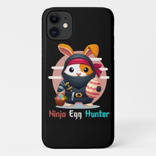 Ninja Egg Hunter Case-Mate iPhone Hülle (Rückseite)