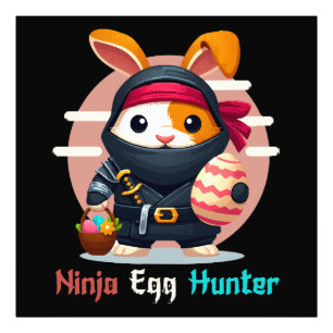 Ninja Egg Hunter Fotodruck