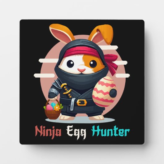 Ninja Egg Hunter Fotoplatte (Vorderseite)
