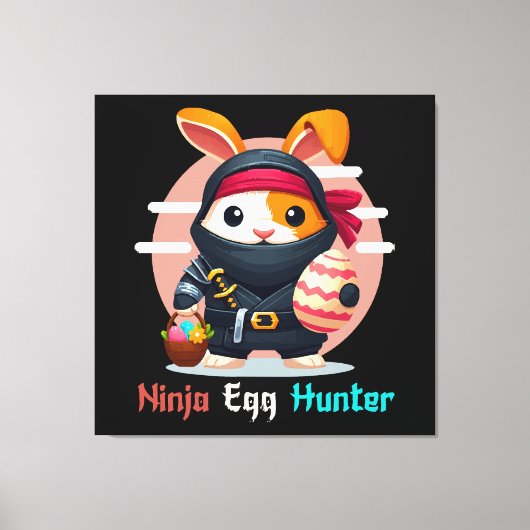 Ninja Egg Hunter Leinwanddruck (Vorderseite)