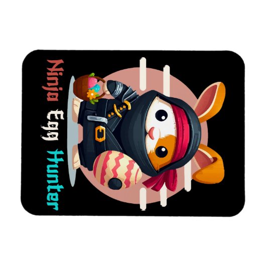 Ninja Egg Hunter Magnet (Horizontal)