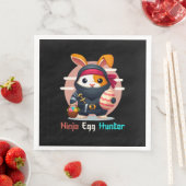 Ninja Egg Hunter Serviette (Beispiel)