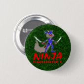 Ninja Eichhörnchen Button (Vorne & Hinten)