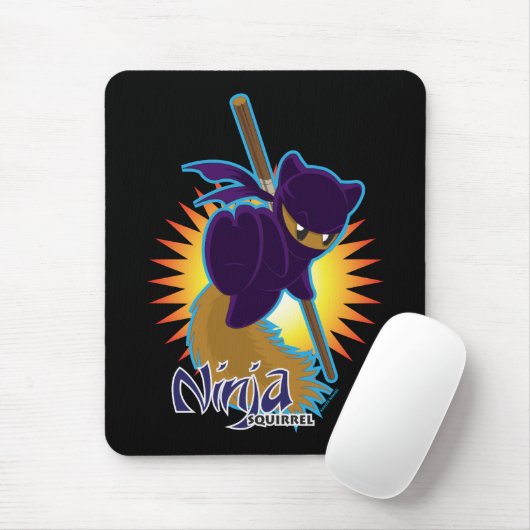 Ninja Eichhörnchen Mousepad (Mit Mouse)