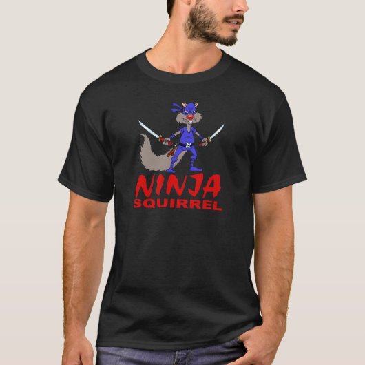 Ninja Eichhörnchen T-Shirt (Vorderseite)