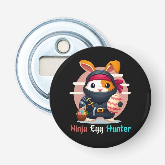 Ninja-Eierjäger Flaschenöffner (Vorderseite)