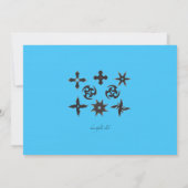 Ninja-Einladung Einladung (Rückseite)