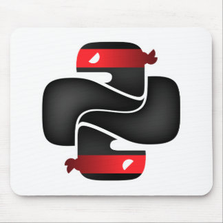 Ninja Einzelteile Mousepad