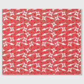 Ninja Elegance Wrapping Paper Geschenkpapier (Flach)