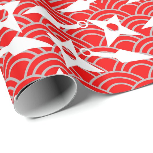 Ninja Elegance Wrapping Paper Geschenkpapier (Rolleneckpunkt)