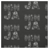 Ninja Elegante Text Art Stoff (Muster)