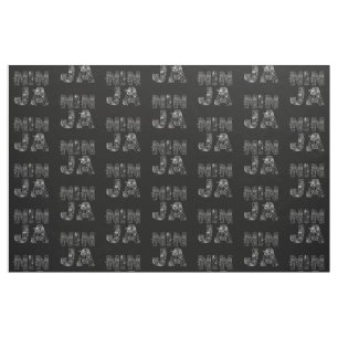 Ninja Elegante Text Art Stoff