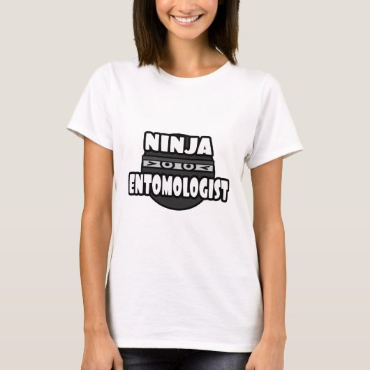 Ninja Entomologin T-Shirt (Vorderseite)