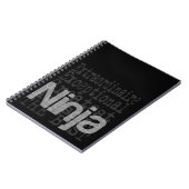 Ninja Extraordinaire Notizblock (Linke Seite)