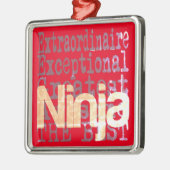 Ninja Extraordinaire Ornament Aus Metall (Links)