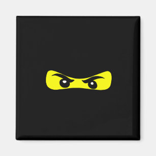 Ninja Eyes Fun Halloween Ninja Kostüm Magnet