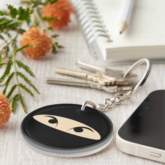 Ninja Face Schlüsselanhänger (Vorderseite rechts)