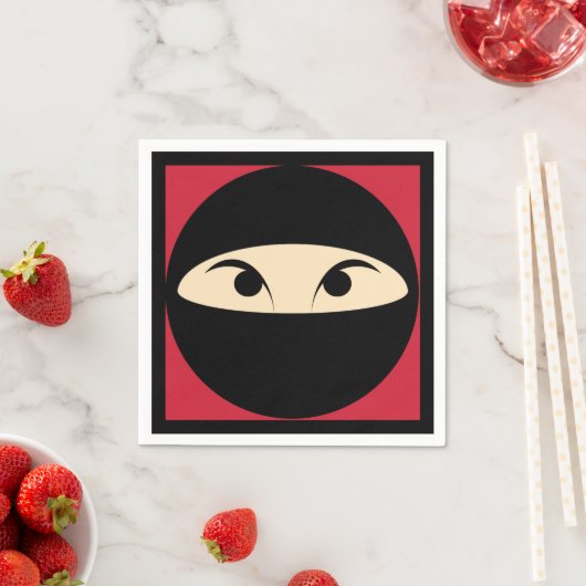 Ninja Face Serviette (Beispiel)