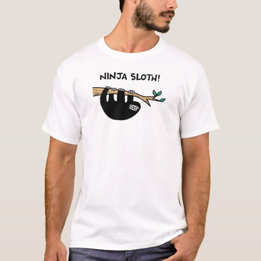 Ninja Faultier T-Shirt (Vorderseite)