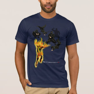 NINJA FEUER-KAMPF T-Shirt