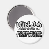 Ninja...Feuerwehrmann Magnet (Vorderseite/Rückseite)