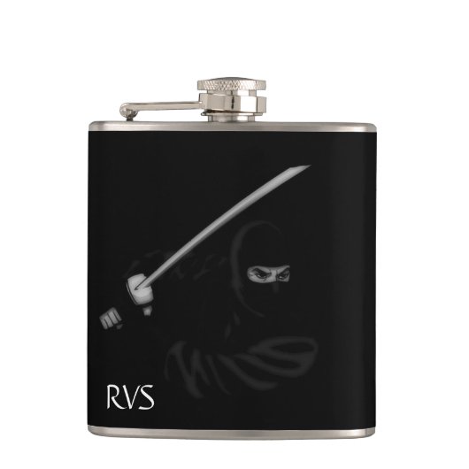 Ninja Flasche Flachmann (Vorderseite)