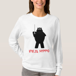Ninja Flusspferd T-Shirt