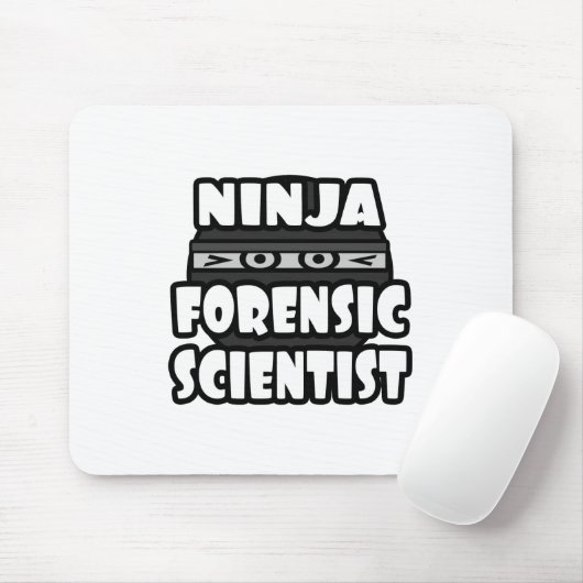 Ninja Forensic Scientist Mousepad (Mit Mouse)
