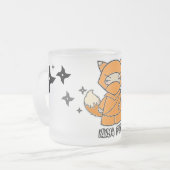 Ninja Fox! Mit Shurikens Tasse (Vorderseite Links)
