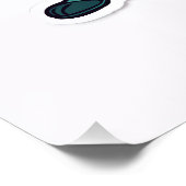 Ninja Fox Poster – Süßer Fuchs Kinder Wandkunst (Ecke)