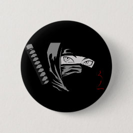 Ninja Frau Kunoichi Button
