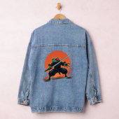 Ninja Frog Warrior - Samurai Katana Anime Fighter Jeansjacke (Hangar)