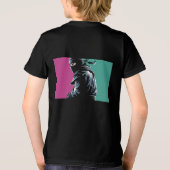 Ninja Front und Back Tri-Blend Shirt (Rückseite)