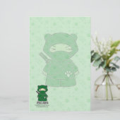Ninja Frosch! Briefpapier (Stehend Vorderseite)