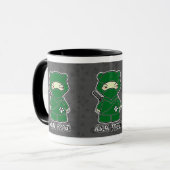 Ninja Frosch! Tasse (Vorderseite Links)