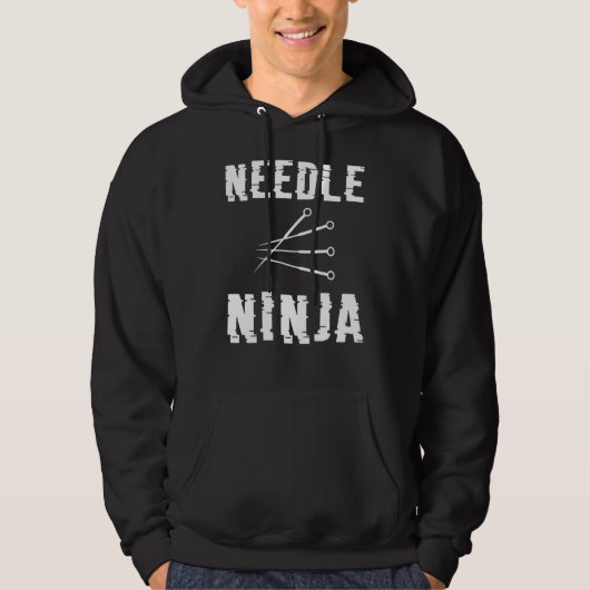 Ninja Funny Acupuncture Acupuncturist Hoodie (Vorderseite)