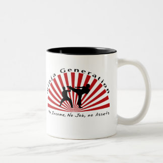 Ninja Generations-Kaffee-Tasse Zweifarbige Tasse