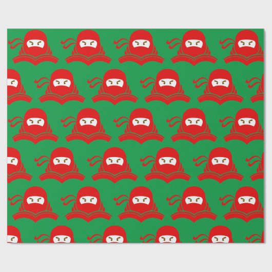 Ninja Geschenkpapier (Flach)