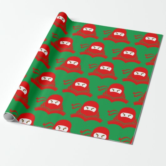 Ninja Geschenkpapier (Ungerollt)