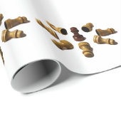 Ninja Geschenkpapier (Rolleneckpunkt)