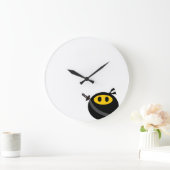 Ninja-Gesicht Große Wanduhr (Zuhause)