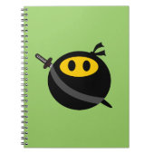 Ninja-Gesicht Notizblock (Vorderseite)