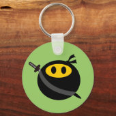 Ninja-Gesicht Schlüsselanhänger (Vorderseite)