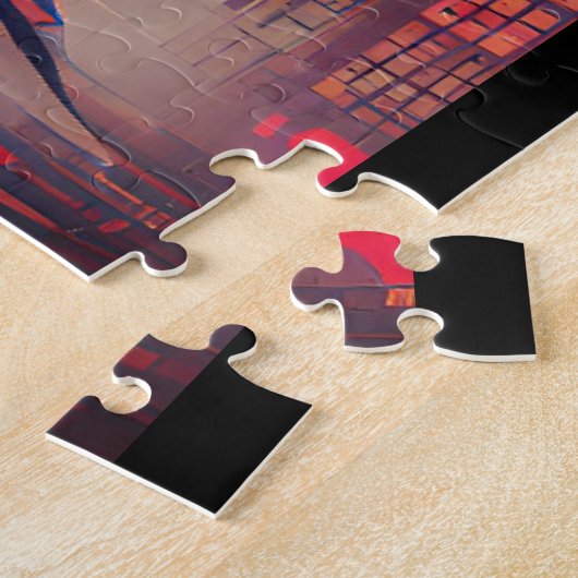 Ninja ghosts fantasy-abstrakte Kunst Puzzle (Seite)