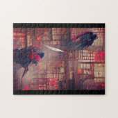 Ninja ghosts fantasy-abstrakte Kunst Puzzle (Horizontal)