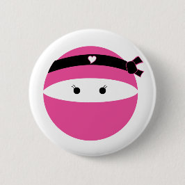 Ninja Girl Button